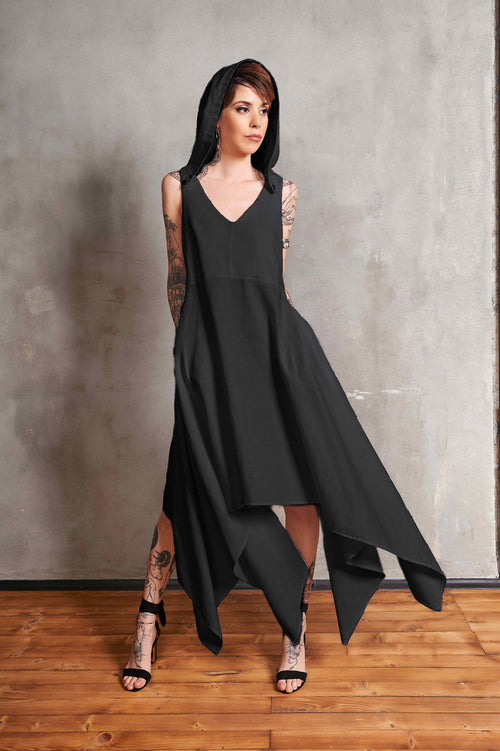 Linen Dress |AIFE| Black