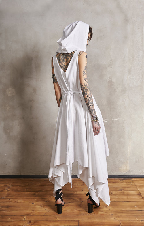 Linen Dress |AIFE| White