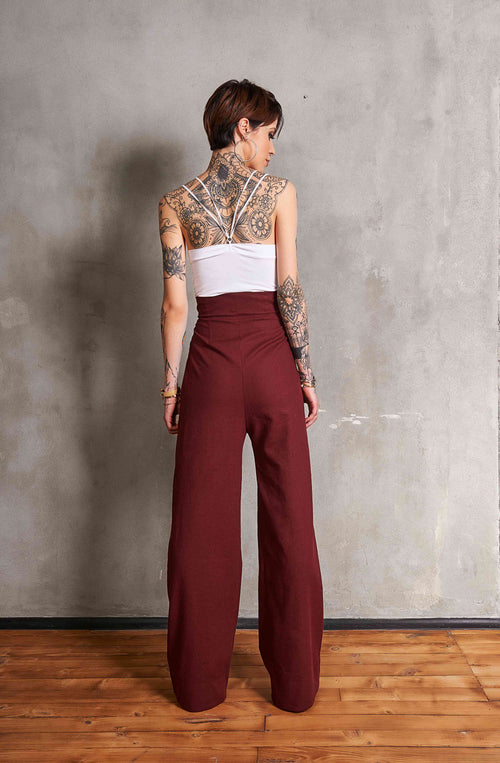 Linen Pants |HERVOR RED|