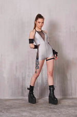 Short Bodysuit |SINAI| Silver