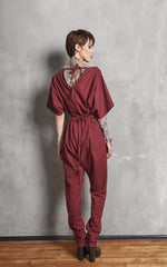 Linen Jumpsuit |FREYDIS| Red