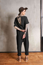 Linen Jumpsuit |EMER| Black