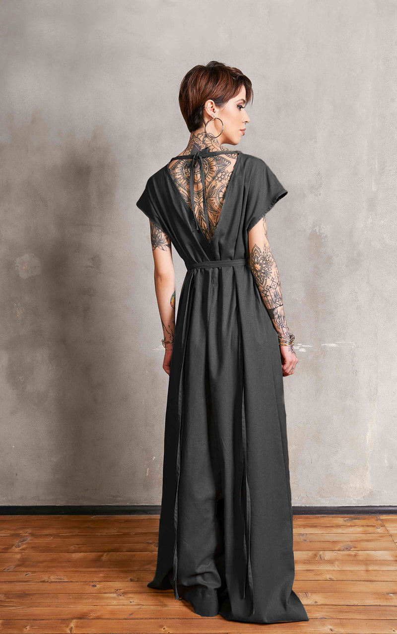 Linen Jumpsuit |BRIGIT| Black