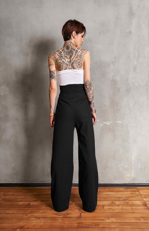 Linen Pants |HERVOR BLACK|