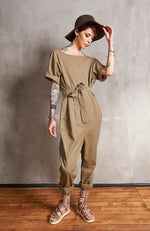 Linen Jumpsuit |EMER| Green