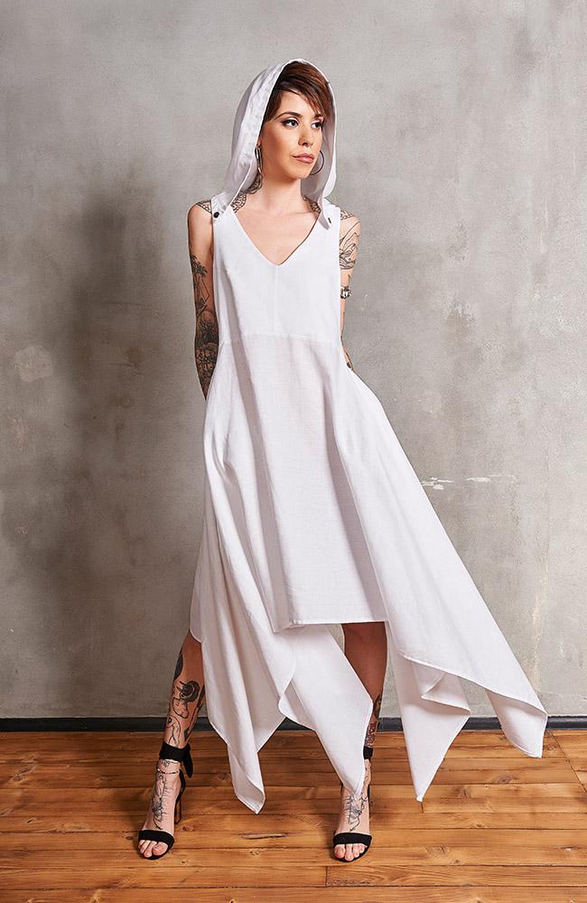 Linen Dress |AIFE| White