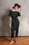 Linen Jumpsuit |EMER| Black