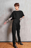 Linen Jumpsuit |FREYDIS| Black