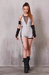 Short Bodysuit |SINAI| Silver